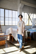 画像をギャラリービューアに読み込む, DFS-Crack Logo T-shirt Beige
