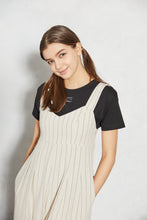 画像をギャラリービューアに読み込む, 【数量限定商品】Linen Stripe All-in-one Beige
