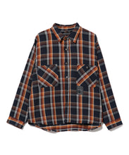 画像をギャラリービューアに読み込む, 446 Emblem Checkered Shirt navy
