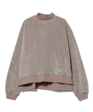 画像をギャラリービューアに読み込む, Side Slit Mockneck graybeige
