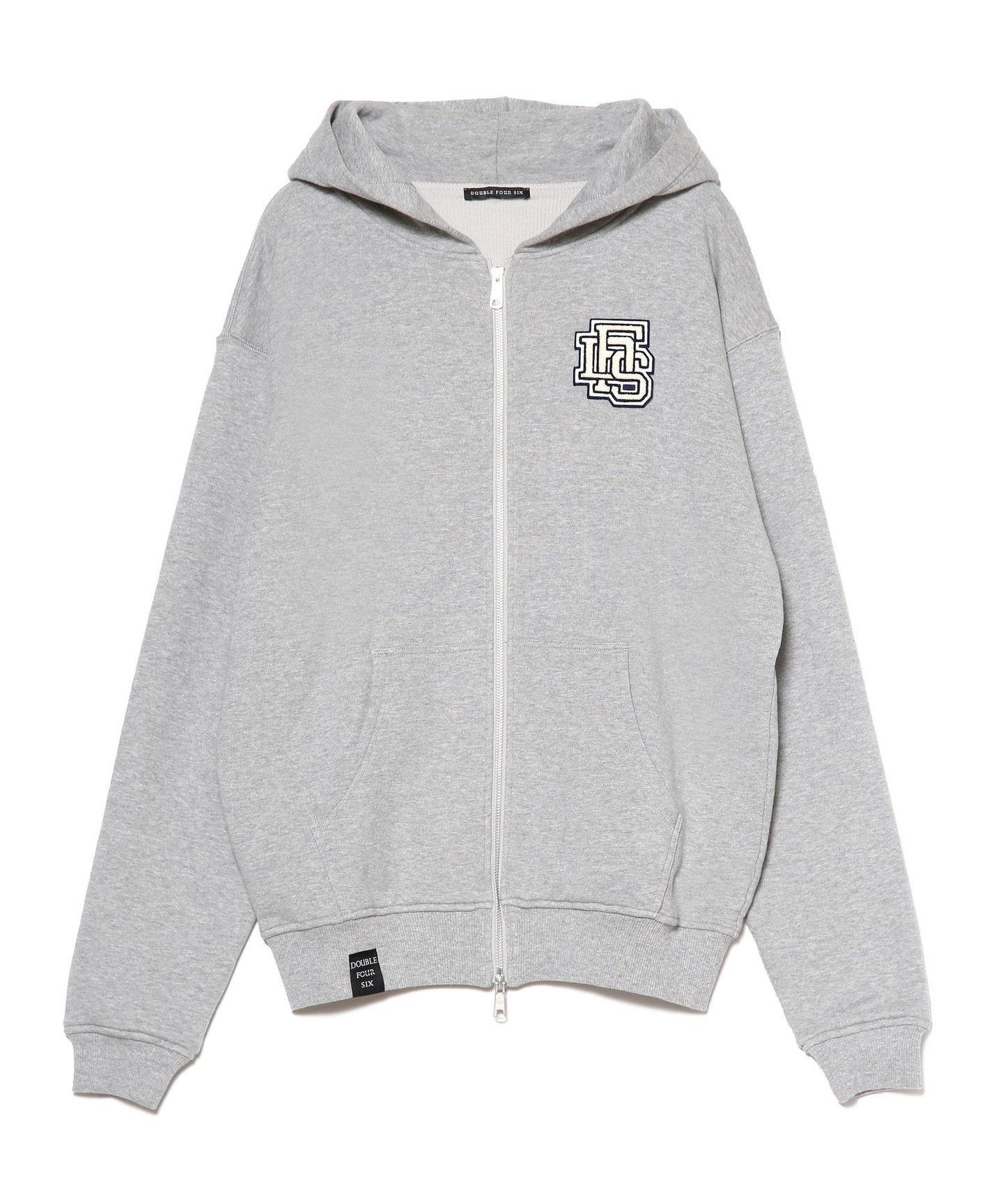 DFS Emblem  Zip Hoodie heathergray