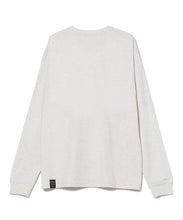 画像をギャラリービューアに読み込む, Cursive Logo Long Sleeve T-Shirt heathergray
