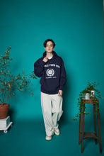 画像をギャラリービューアに読み込む, 【数量限定商品】446-DOUBLE FOUR SIX- College Print Hoodie Navy
